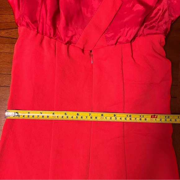 Aritzia Babaton Red Off Shoulder Flutter Jumpsuit Size 00 Missing Belt NWOT - Picture 16 of 17